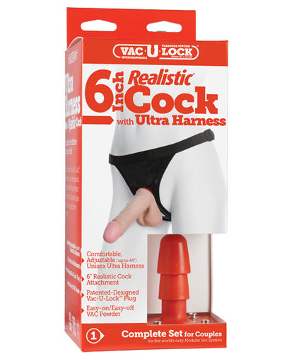 Ultra Harness 2 Set 3 Realistic Dong & Powder