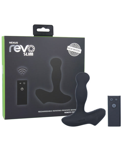 Nexus Revo Slim Rotating Premium Prostate Massager -  Black
