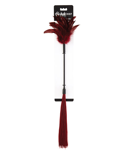 Sex & Mischief Enchanted Feather Tickler - Black